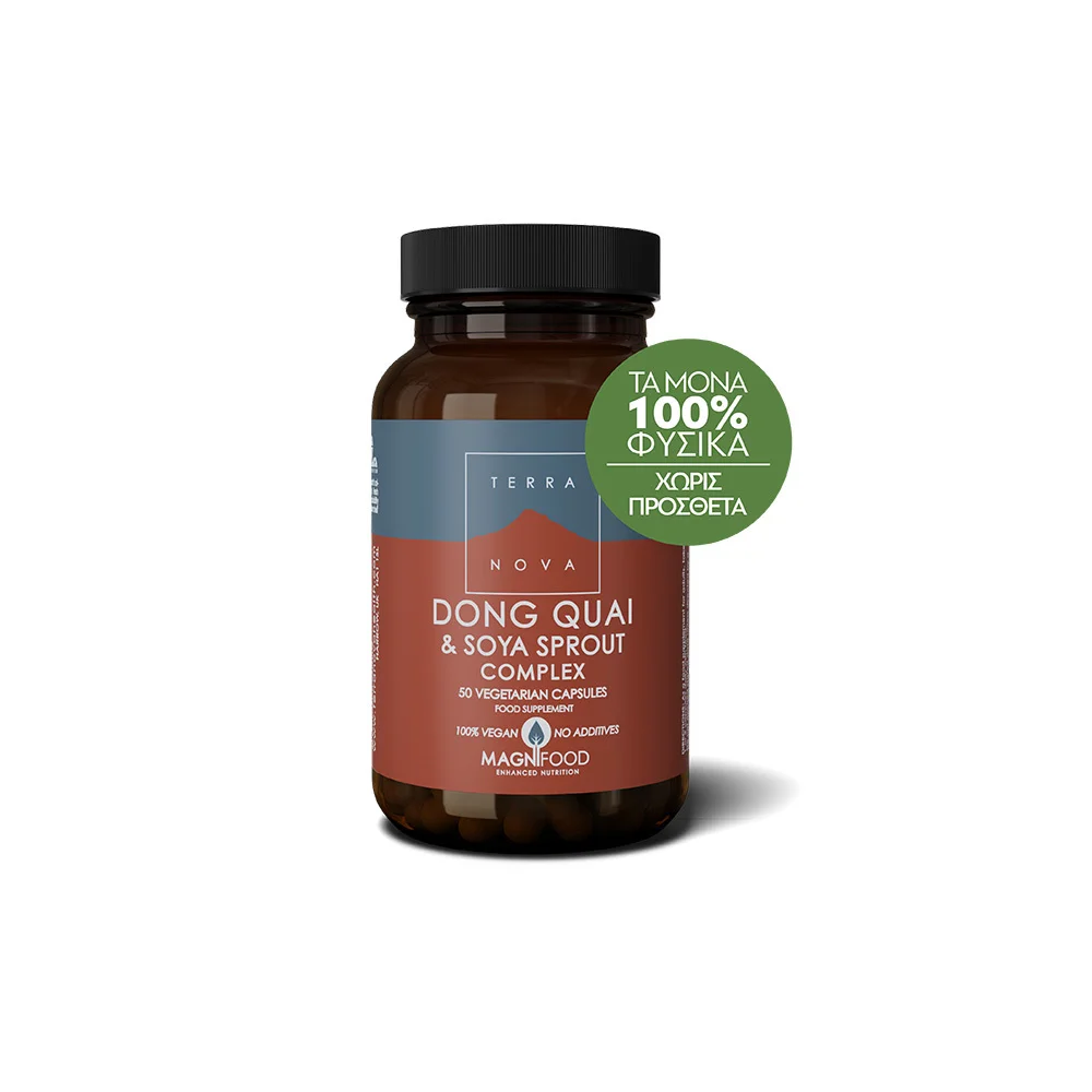TerraNova Dong Quai Soya Sprout Complex Complete Formula For Female Hormonal Balance 50 capsules