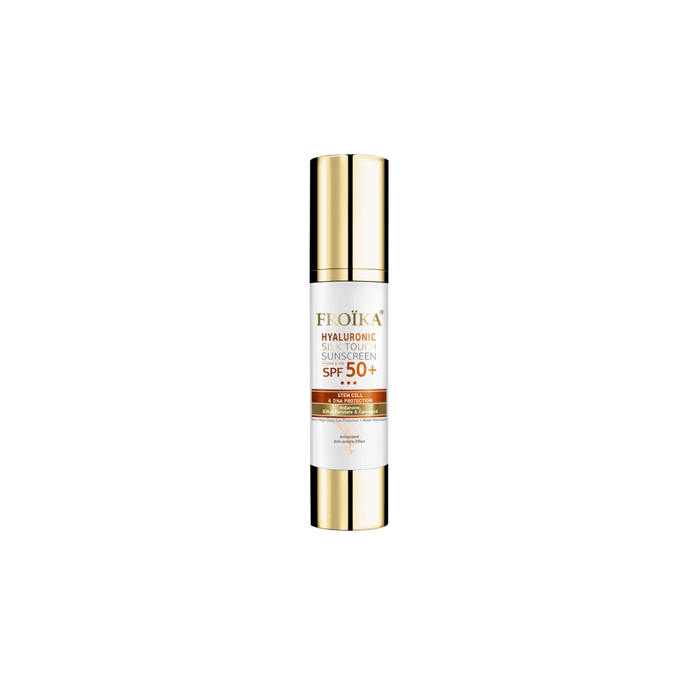 Froika Hyaluronic Silk Touch Suncare Cream SPF 50+ Αδιάβροχη Αντηλιακή Κρέμα Προσώπου Με Αντιρυτιδικούς Παράγοντες 50ml