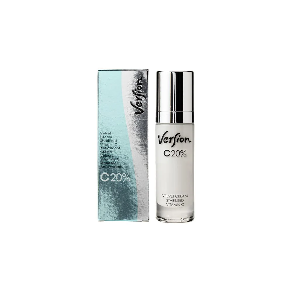 Version Derma C 20% Velvet Cream Αντιγηραντική Κρέμα Προσώπου Με Βιταμίνη C 30ml