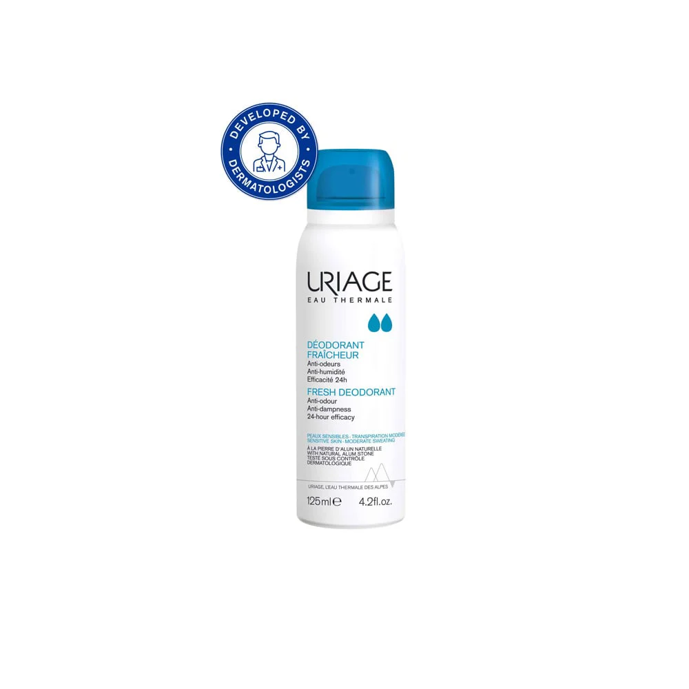 Uriage Fresh Deodorant Spray For Sensitive Skin 24h 125ml
