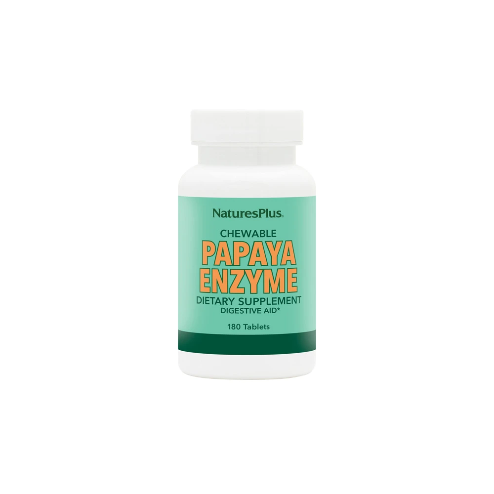Natures Plus Papaya Enzyme 180 chewable tablets