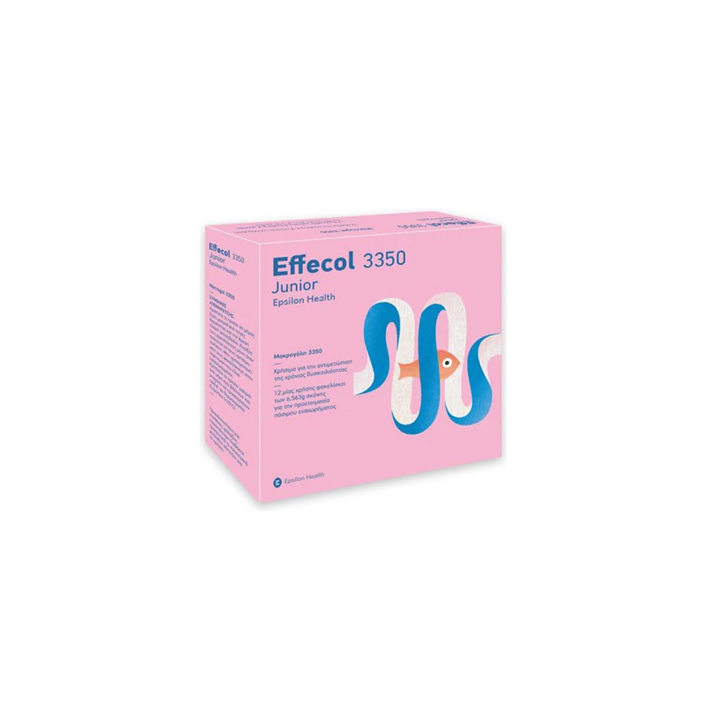 Epsilon Health Effecol 3350 Junior Osmotic Suppository For Treating Occasional & Chronic Constipation In Children 12 sachets x 6.56 gr