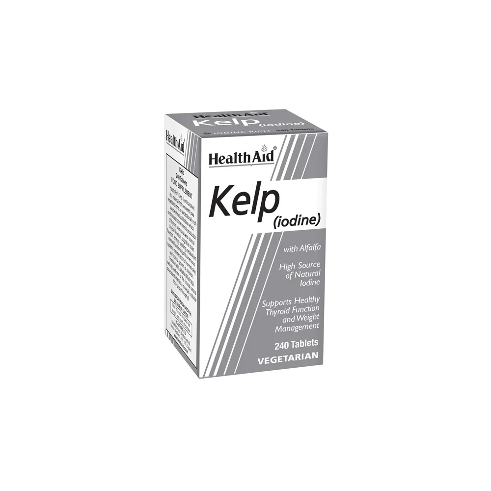 Health Aid Kelp Iodine Dietary Supplement For Natural Iodine 240 Tablets