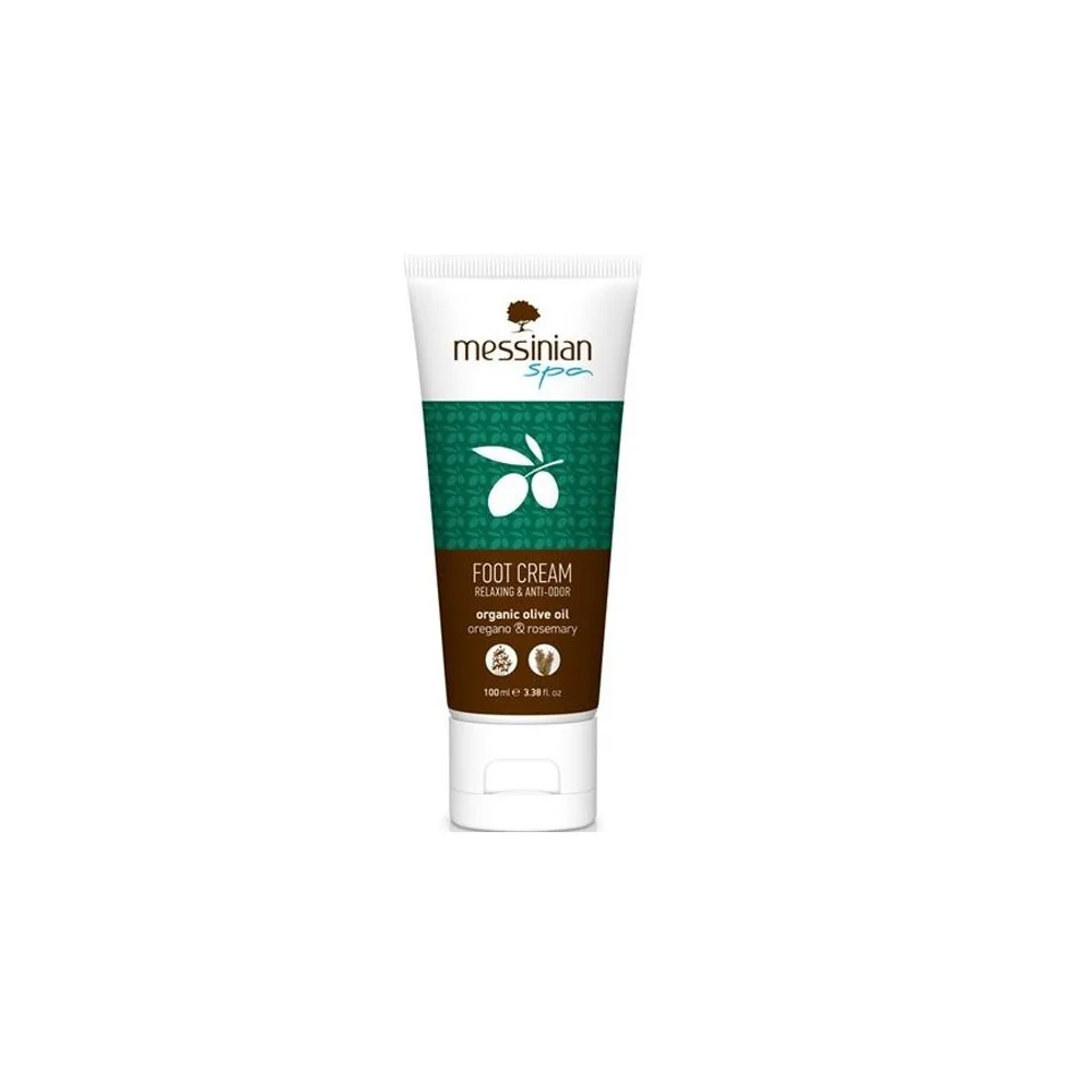 Messinian Spa Foot Cream With Oregano & Rosemary 100ml