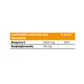 Lanes Vitamin C Supplement For Immune System With Bioflavonoids & Orange Flavor 1000mg 60 Chewable Tabs