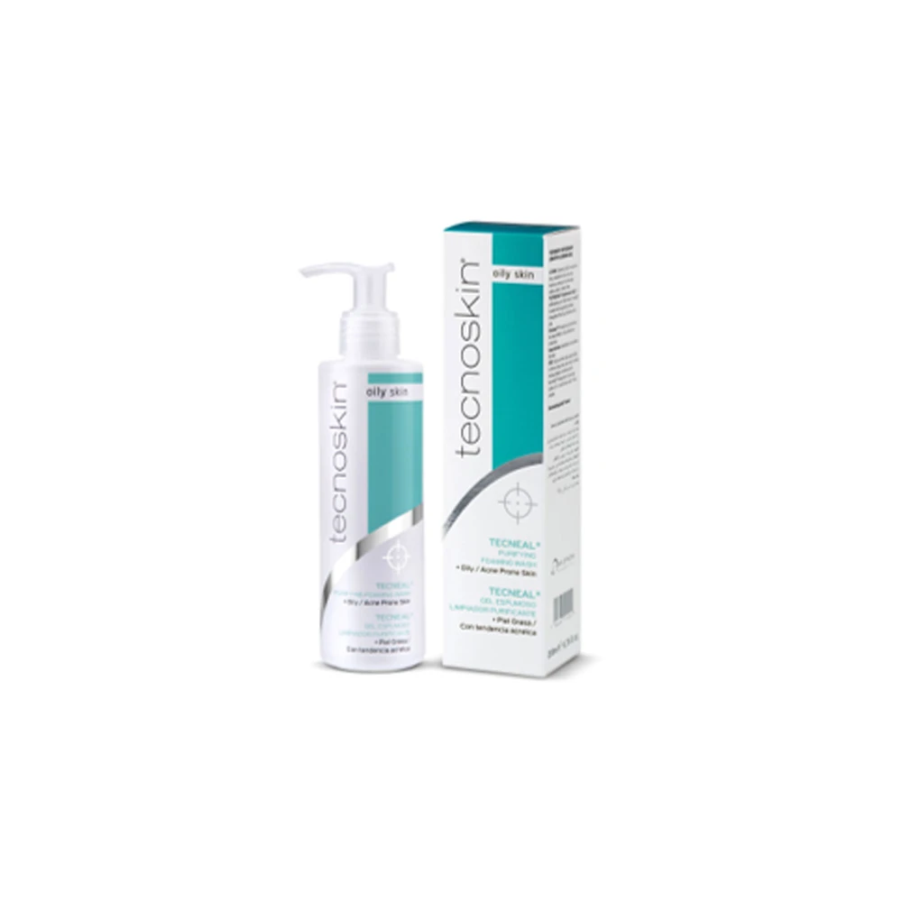Tecnoskin Tecneal Purifying Foaming Wash Foaming Cleansing Gel For Oily & Acne-Prone Skins 200ml