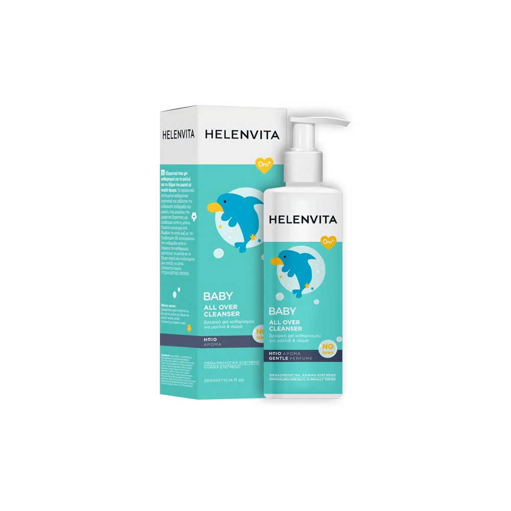 Helenvita Baby All Over Cleanser Baby Cleansing Liquid For Body & Hair 300ml
