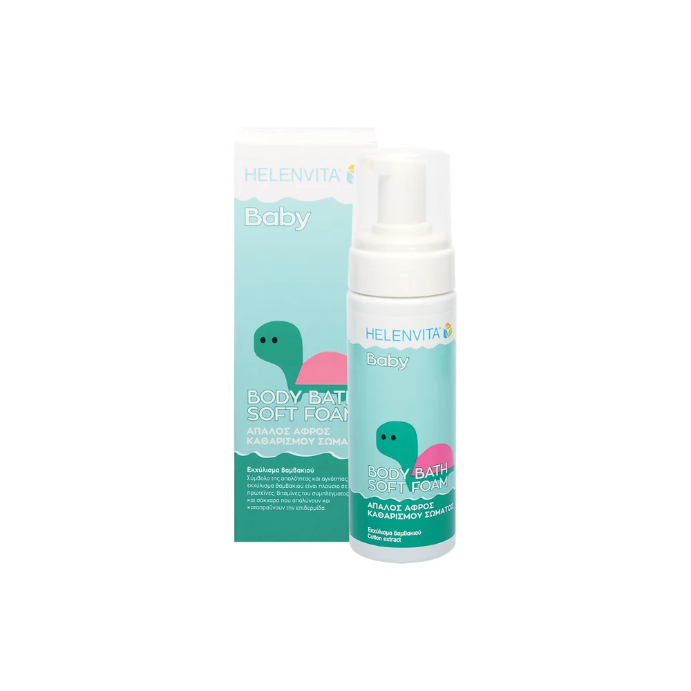 Helenvita Baby Body Bath Soft Foam Extremely Mild Cleansing Foam For Gentle Cleansing Of Baby's Skin 150ml