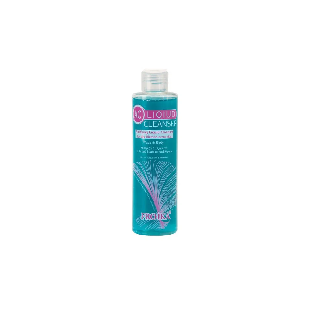 Froika AC Liquid Cleanser Καθαρισμός Για Λιπαρό Δέρμα Με Προβλήματα 200ml