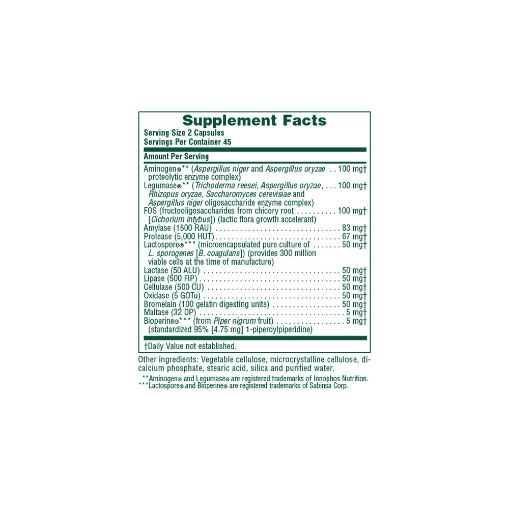 Natures Plus Acti-Zyme Πεπτικά Ένζυμα 90 κάψουλες