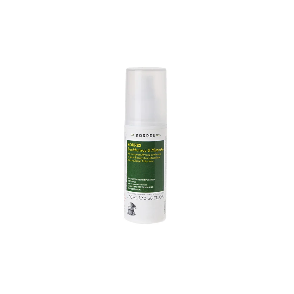 Korres Insect Repellent Spray Eucalyptus & Myrtle 100ml
