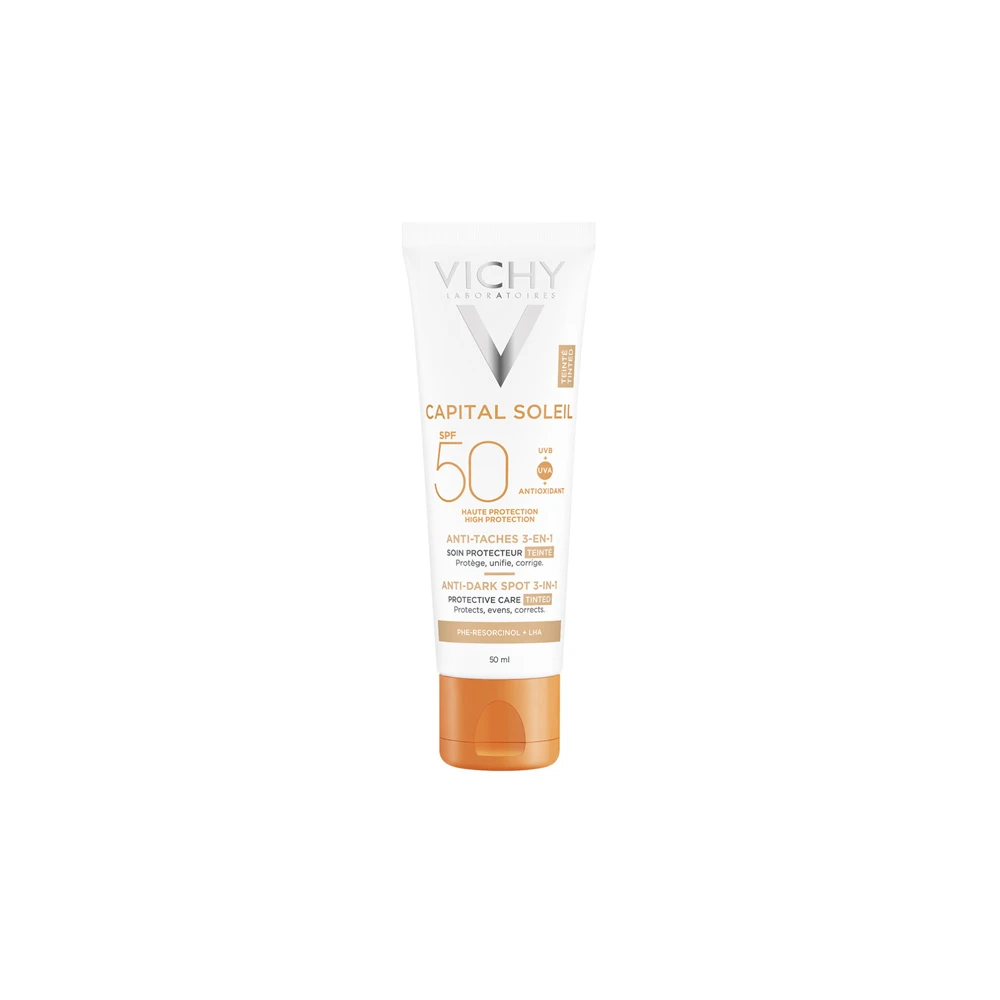 Vichy Capital Soleil 3-in-1 Face Sunscreen With Anti-Spot Color SFP50 50ml