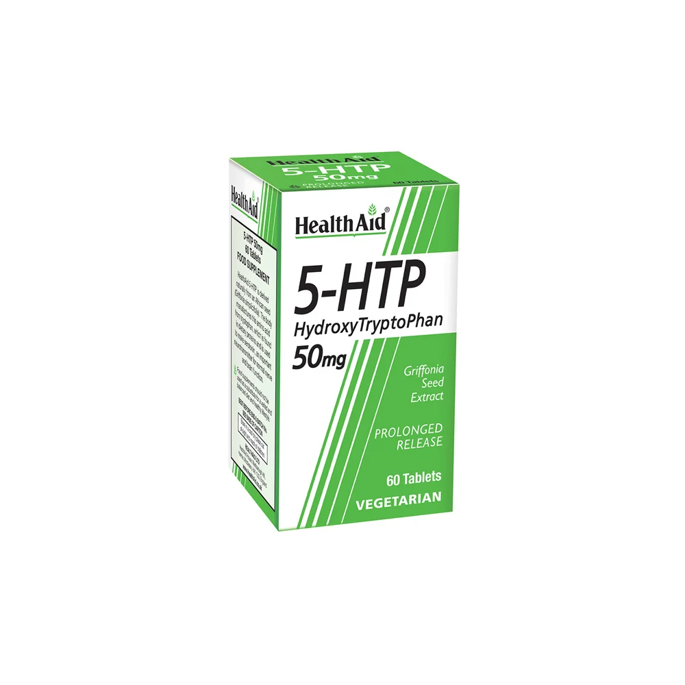 Health Aid 5-Htp 50mg Serotonin & Mood Regulating Dietary Supplement 60 Tablets