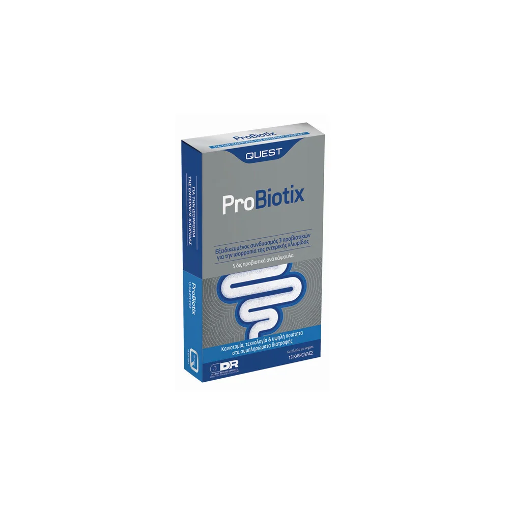 Quest ProBiotix Probiotics That Help Restore Gut Flora 15 Capsules