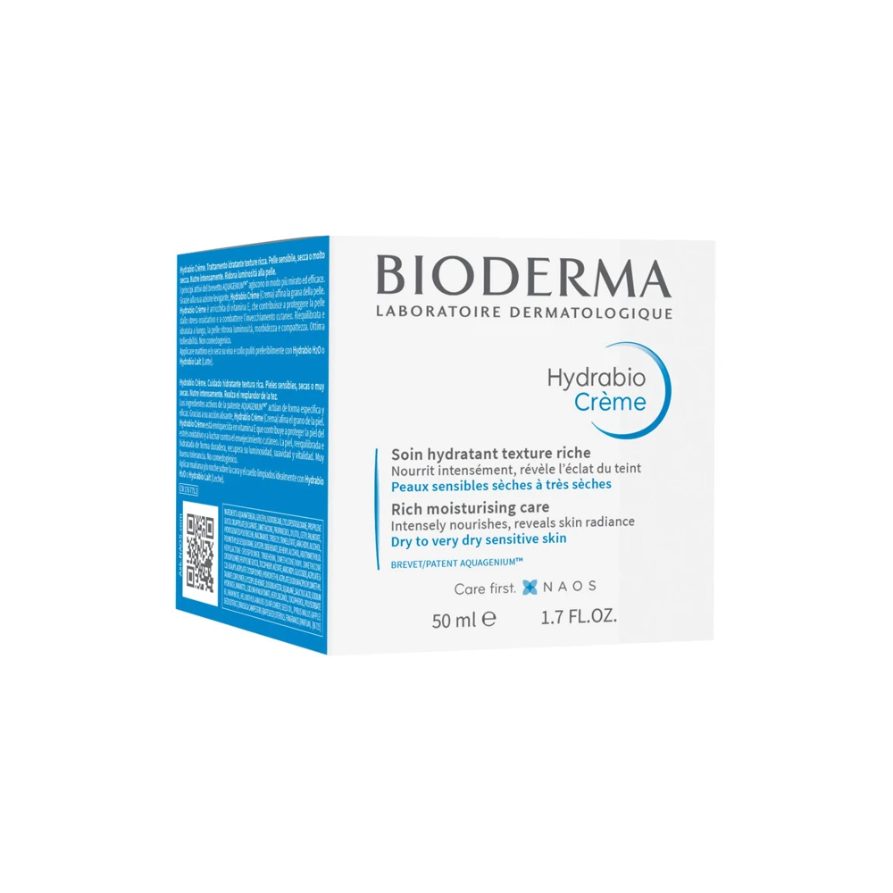 Bioderma Hydrabio Crème Πλούσια Ενυδατική Κρέμα Προσώπου Για Κανονικό Προς Ξηρό Δέρμα 50ml