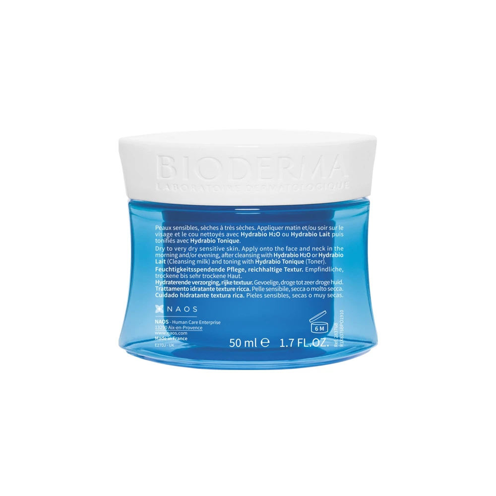 Bioderma Hydrabio Crème Πλούσια Ενυδατική Κρέμα Προσώπου Για Κανονικό Προς Ξηρό Δέρμα 50ml