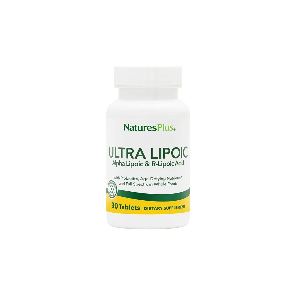 Natures Plus Ultra Lipoic Alpha Lipoc and R-Lipoic Acis 30 tabs