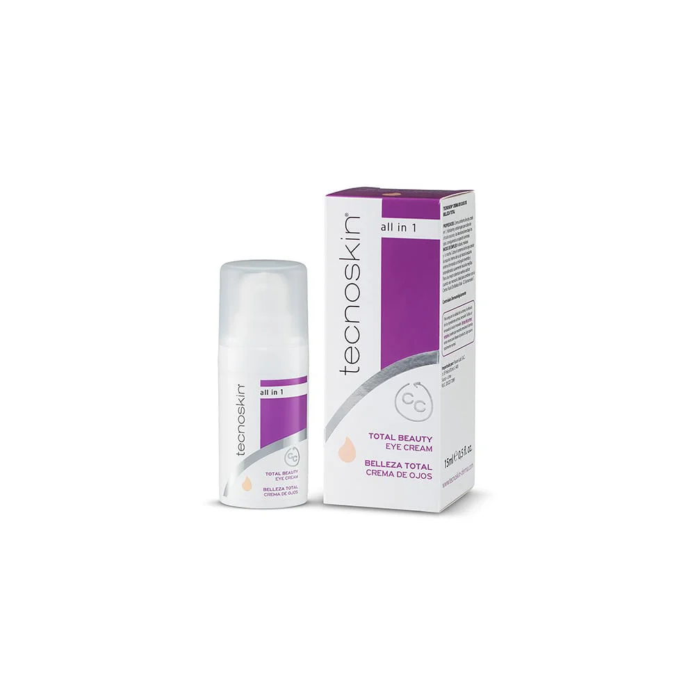 Tecnoskin Total Beauty Eye Cream Anti-Wrinkle Eye Cream With Color To Cover Dark Circles 15ml