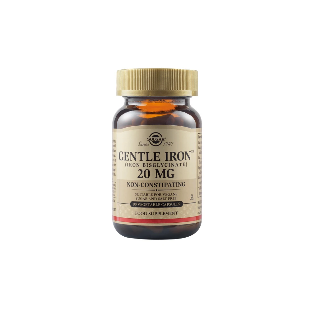 Solgar Gentle Iron 20mg 90 vegan caps