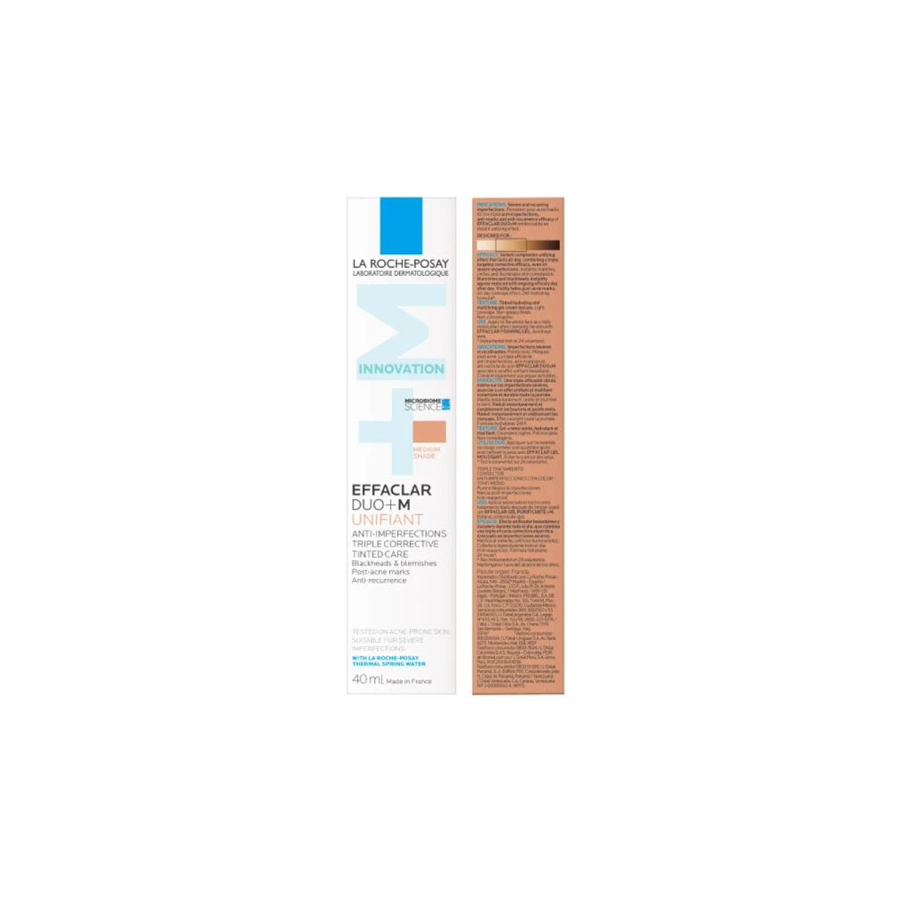 La Roche Posay Effaclar Duo (+) Tinted Medium Unifying Corrective Unclogging Care 40ml