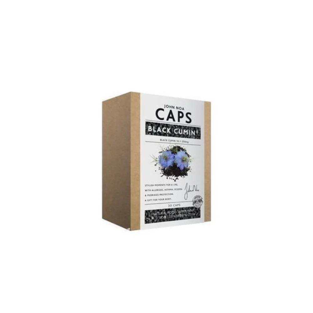 John Noa Caps Black Cumin Συμπλήρωμα Διατροφής Με Μαύρο Κύμινο 30 κάψουλες