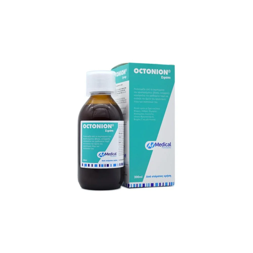Octonion Syrup Herbal Syrup for Treating Cough & Cold in Adults 200ml