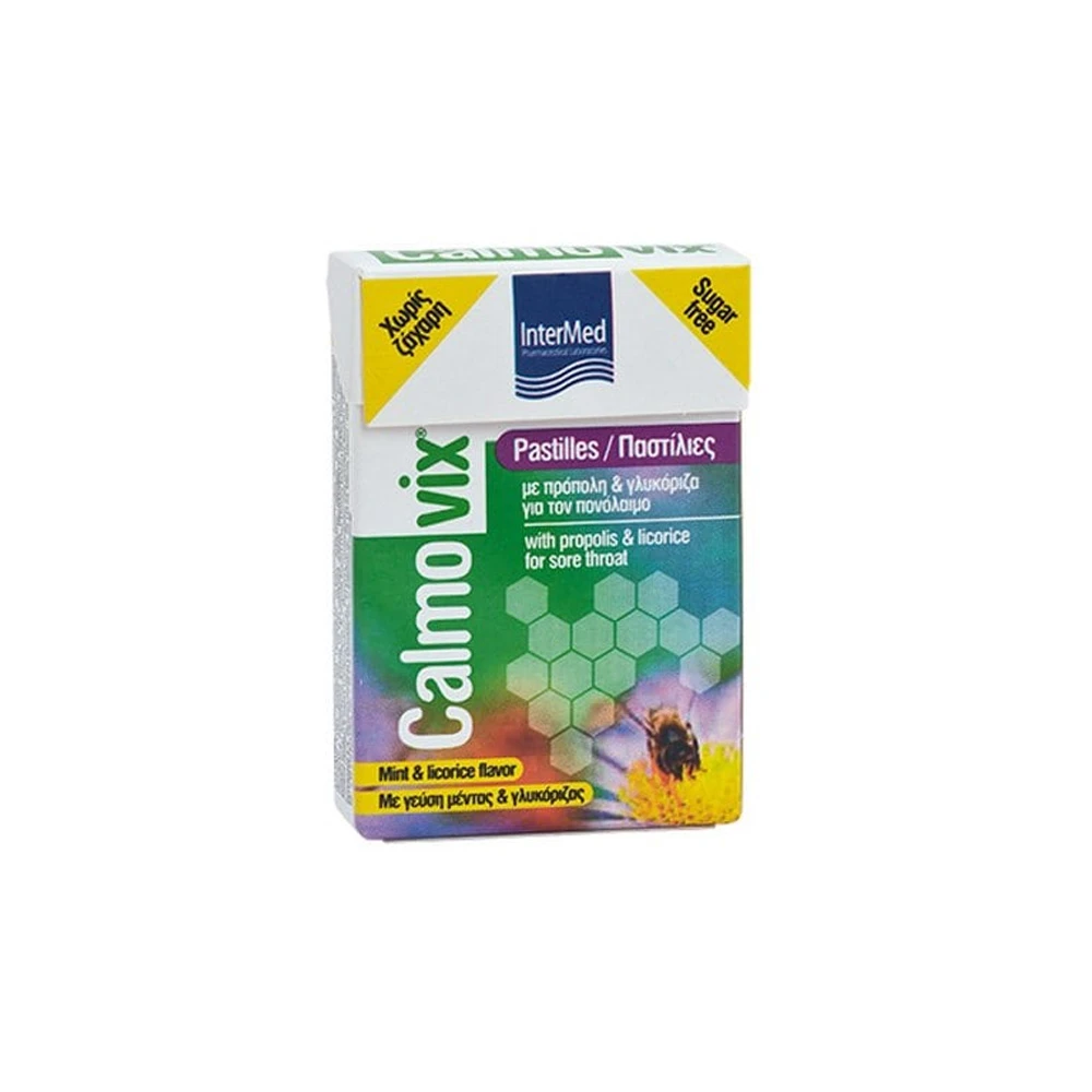 InterΜed Calmovix Pastilles For Sore Throat 25gr