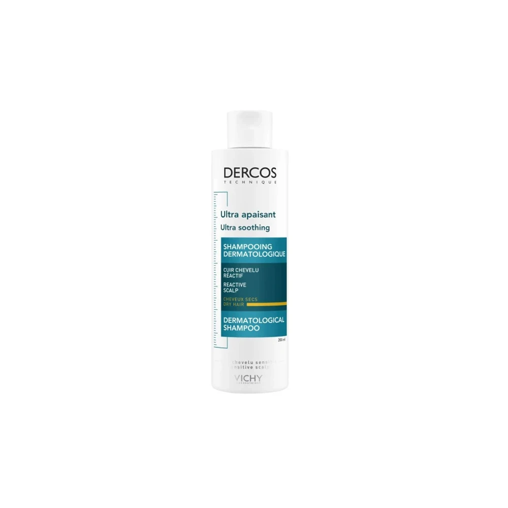 Vichy Dercos Ultra Soothing Dry Hair Καταπραϋντικό Σαμπουάν Για Ξηρά Μαλλιά 200ml