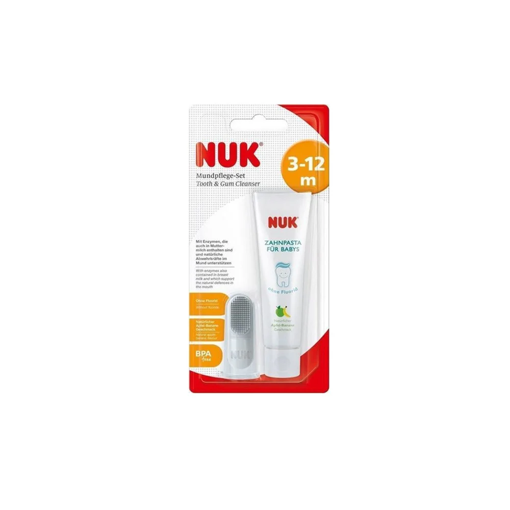 Nuk Tooth & Gum Cleanser Oral Hygiene Set 1 piece