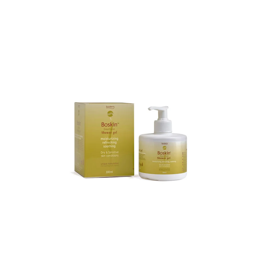 Boderm Boskin Shower Gel Body Cleanser For Atopic & Skin Problems Treatment 300ml