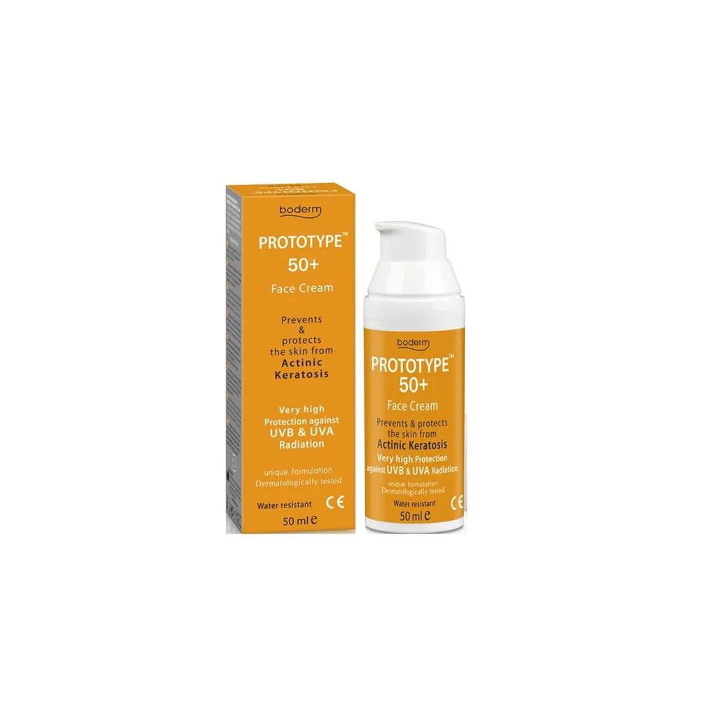 Boderm Prototype SPF50+ Sunscreen Face Cream 50ml