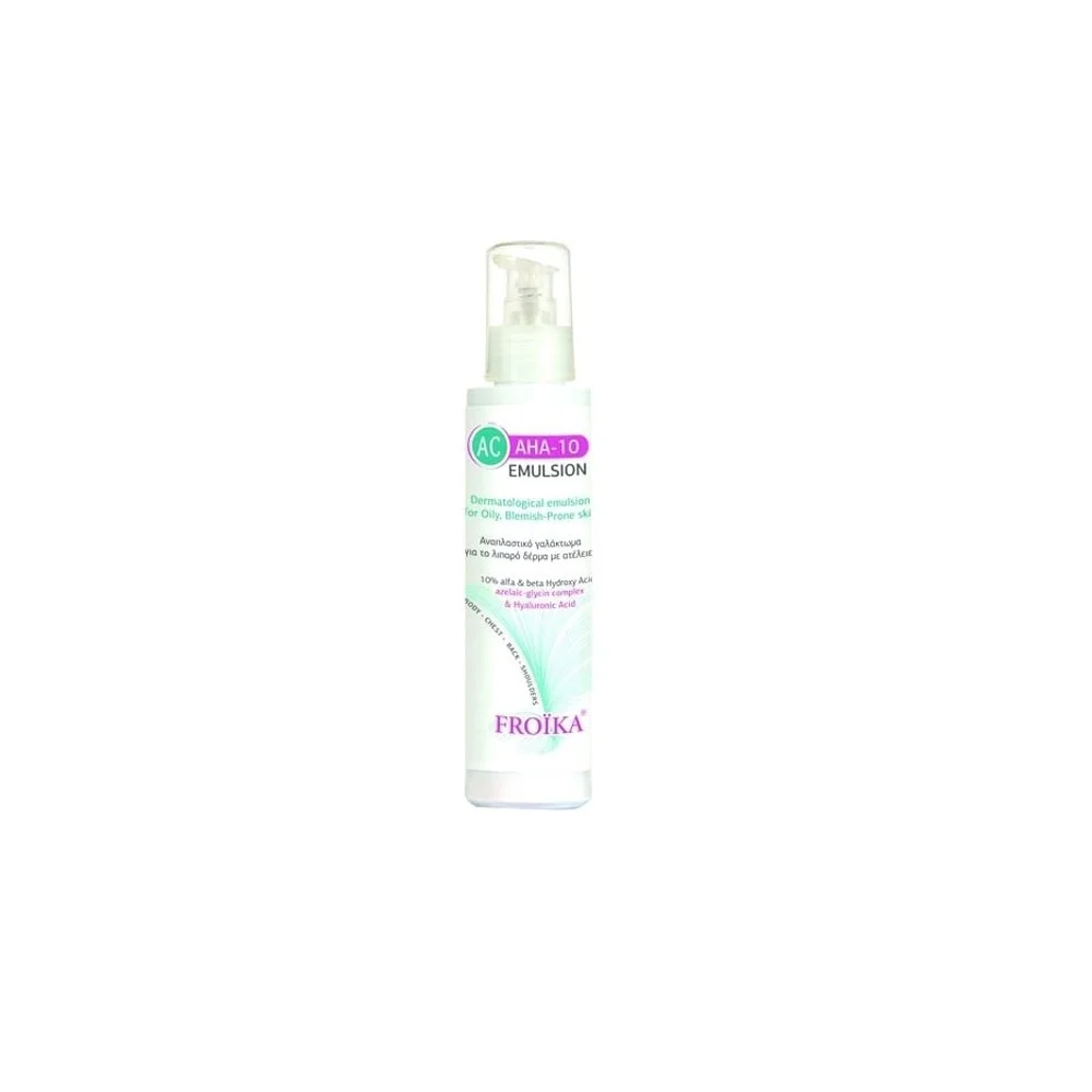 Froika AC AHA-10 Emulsion Αναπλαστικό Γαλάκτωμα Για Λιπαρή & Ακνεϊκή Επιδερμίδα Με Ατέλειες 125ml