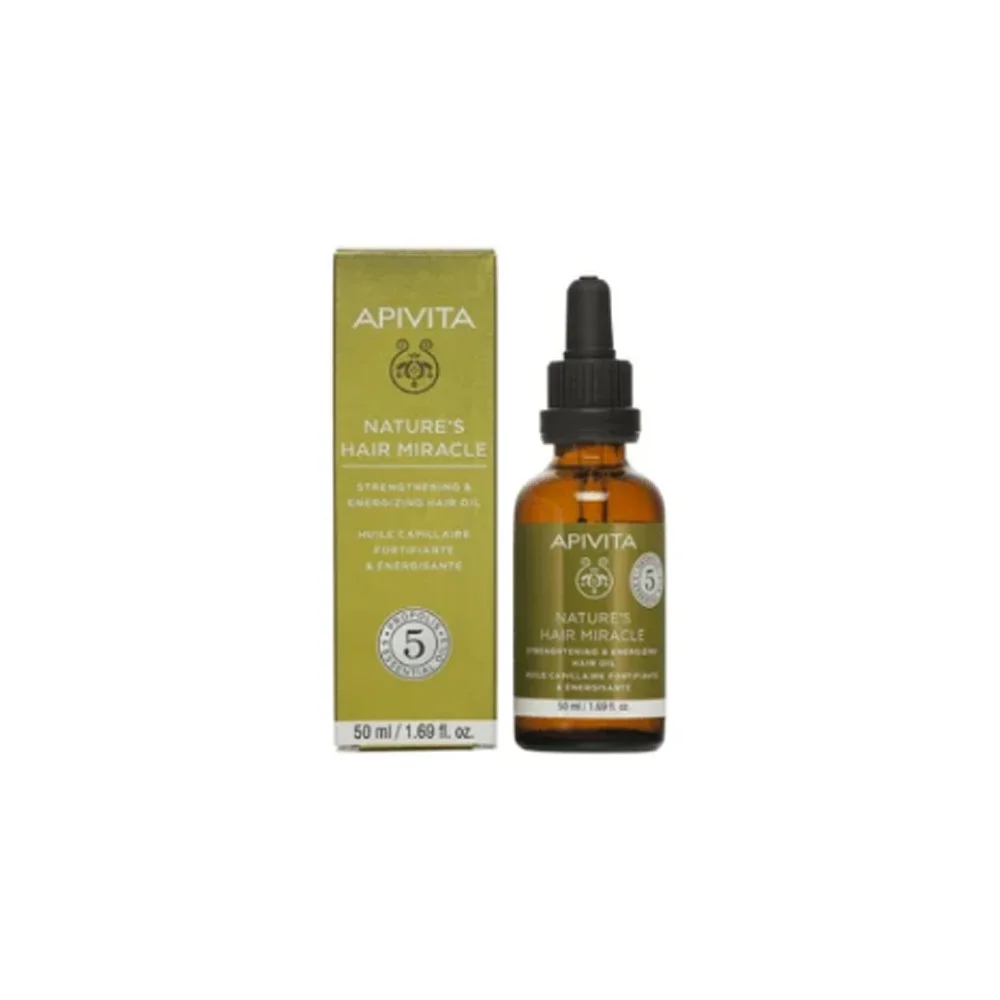 Apivita Nature's Hair Miracle Strengthening & Energizing Hair Oil 50ml