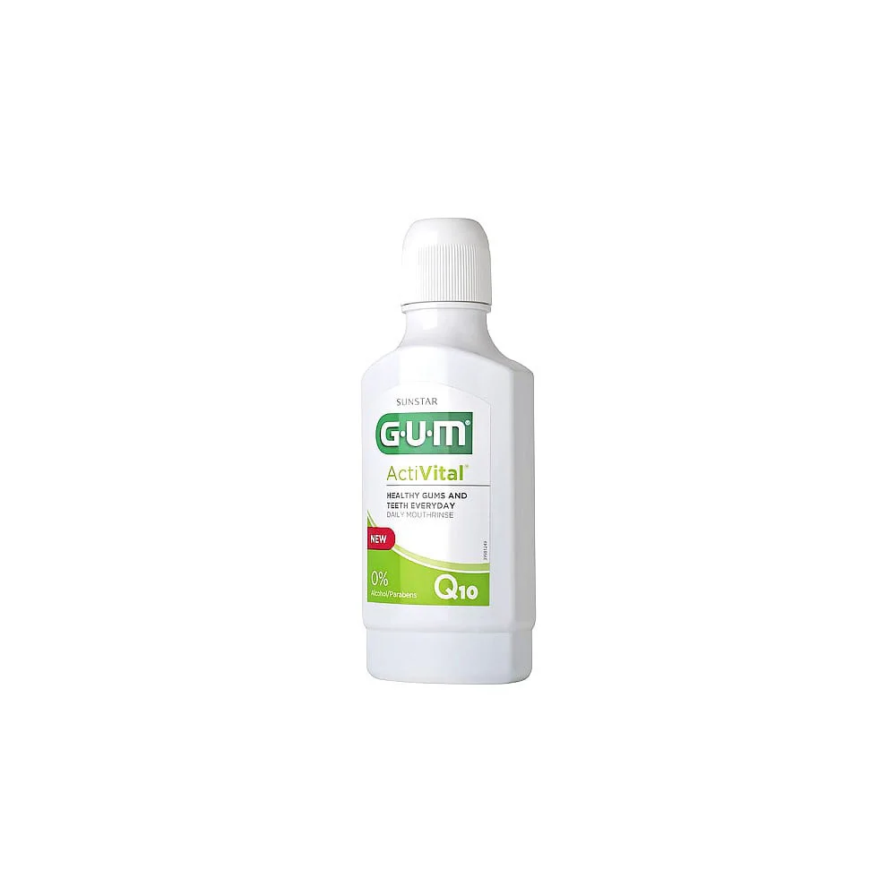 Gum Activital Q10 Mouth Rinse Στοματικό Διάλυμα Με Q10 300ml