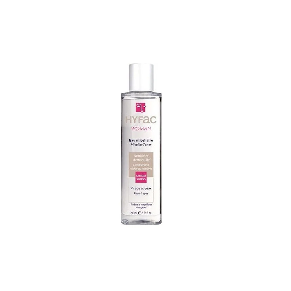 Hyfac Woman Micellar Toner Λοσιόν Ντεμακιγιάζ Προσώπου & Ματιών 200ml