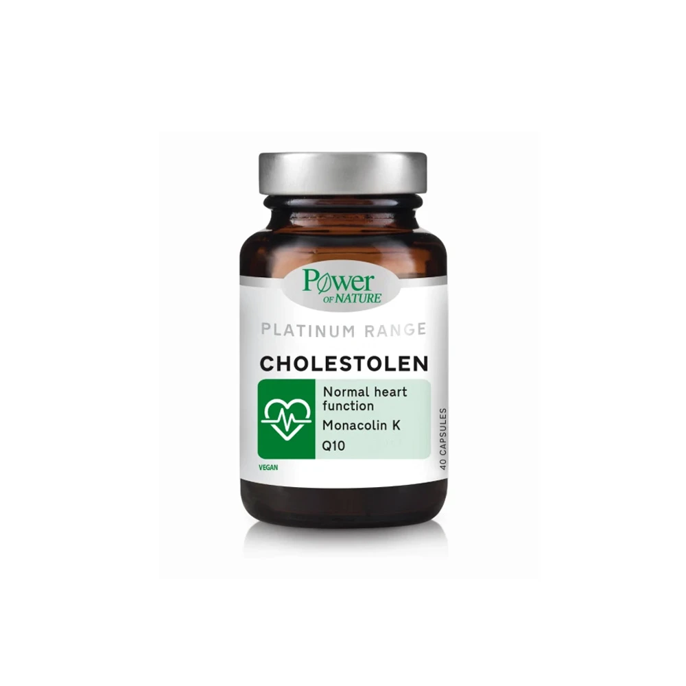 Power Health Platinum Range Cholestolen Συμπλήρωμα Διατροφής Για Την Χοληστερίνη 40 κάψουλες