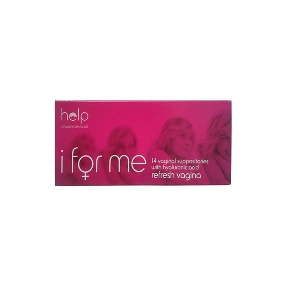 Help Pharmaceuticals I For Me Vaginal Suppositories With Hyaluronic Acid 14 pieces