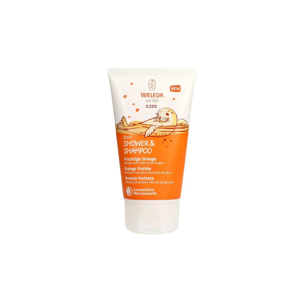 Weleda Kids 2 In1 Shampoo & Body Wash Orange