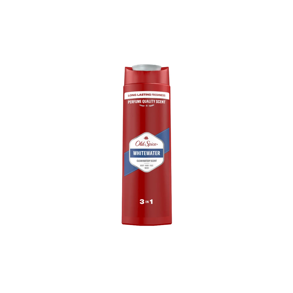 Old Spice Whitewater Ανδρικό Αφρόλουτρο 3 Σε 1 & Σαμπουάν 400ml
