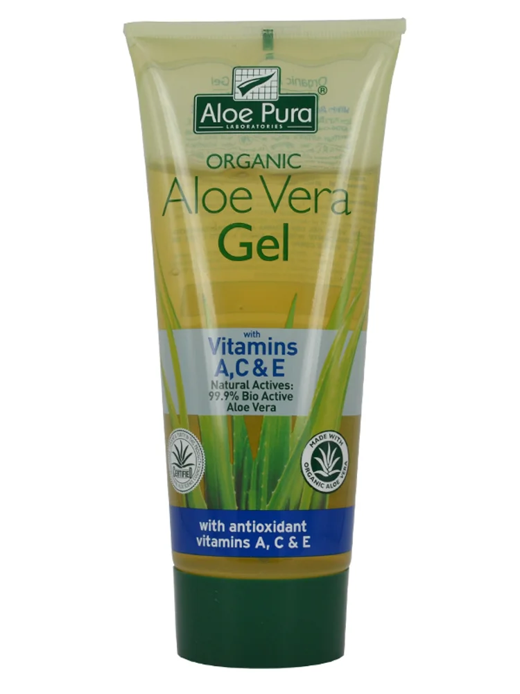 Optima Organic Aloe Vera Gel With Vitamin A C & E Οργανικό Βιοενεργό Τζελ Αλόης Με Βιταμίνες 200ml