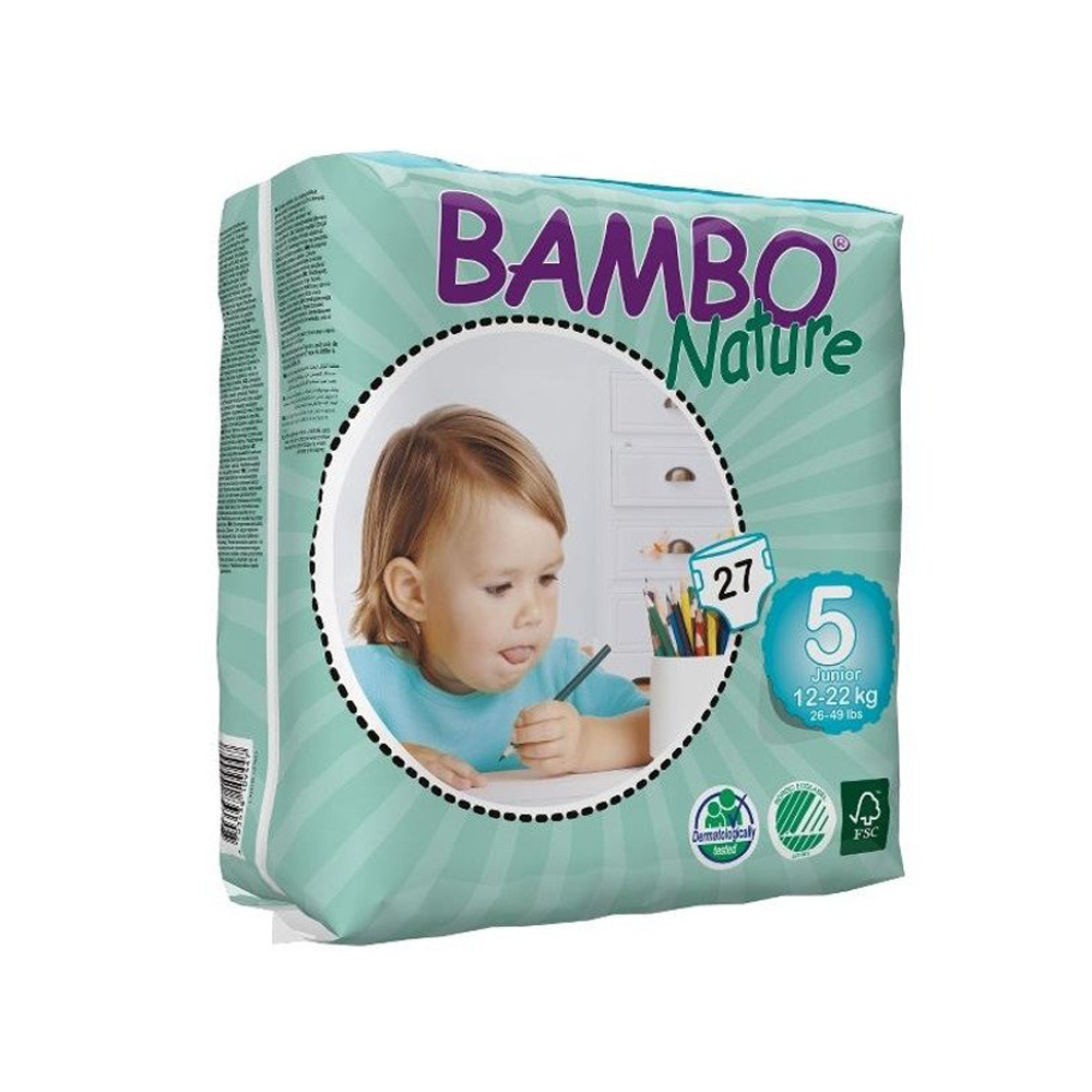 Bambo Nature Οικολογικές Πάνες Junior No5 (12-22kg) 27 Τεμάχια