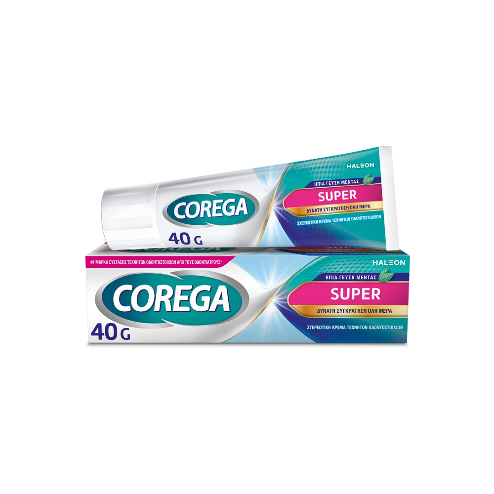 Corega Super Στερεωτική Κρέμα Για Τεχνητή Οδοντοστοιχία 40gr