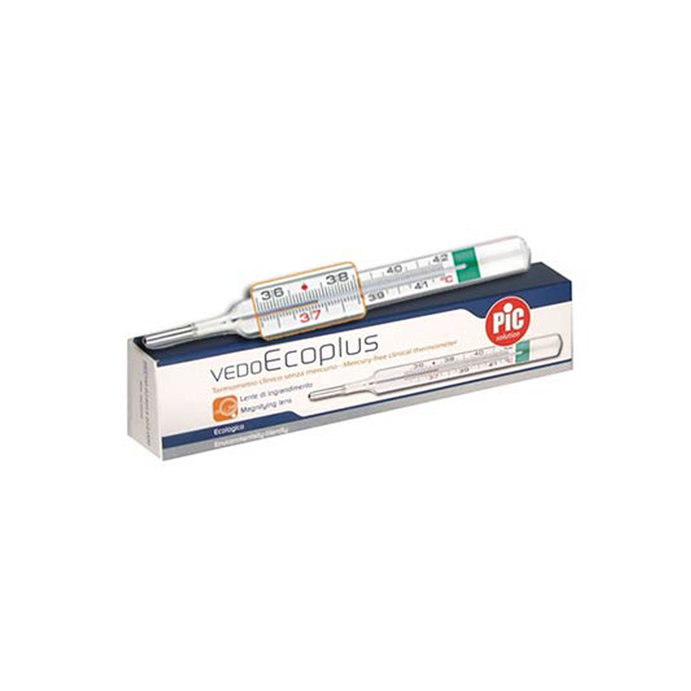 Pic Solution Vedoecoplus Thermometer Ecological With Magnifying Lens 1 piece