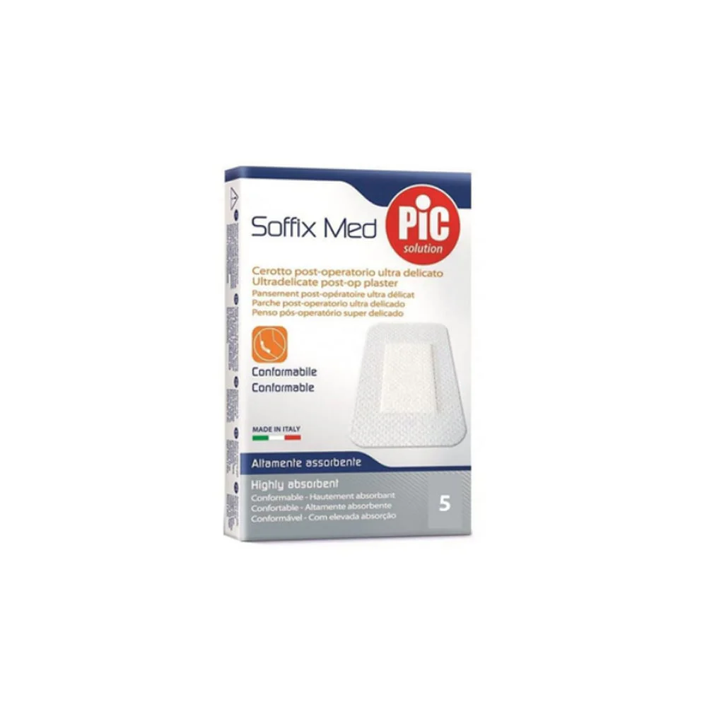 Pic Solution Soffix Med Μετεγχειρητικό Τσιρότο Υπέρ Απορροφητικό 15cm x 10cm 5 τεμάχια