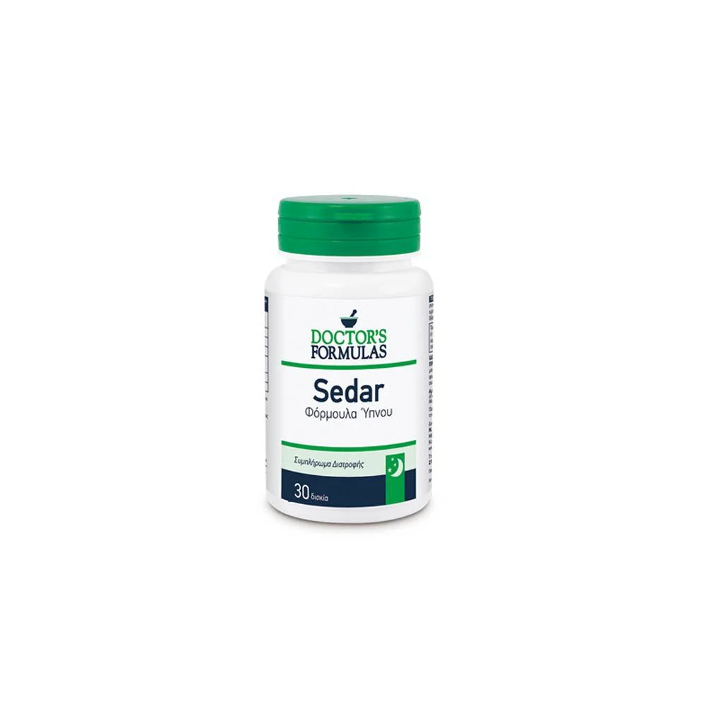 Doctor's Formulas Sedar Φόρμουλα Ύπνου Συμπλήρωμα Διατροφής 30 Δισκία