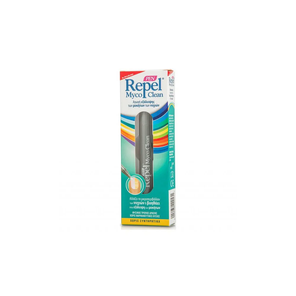 Uni-Pharma Repel Myco Clean Pen Nail Fungus Elimination Treatment In Pen 3ml