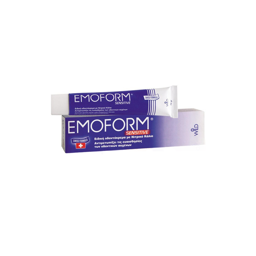 Emoform Sensitive Οδοντόκρεμα Για Ευαίσθητους Οδοντικούς Αυχένες 50ml