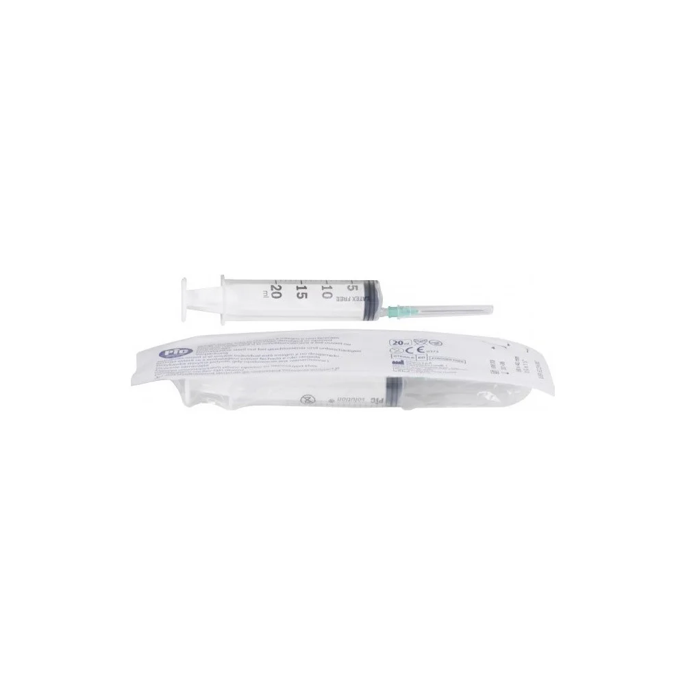 Pic Solution Syringe 21G x 1 1/2"" 20ml 1 piece