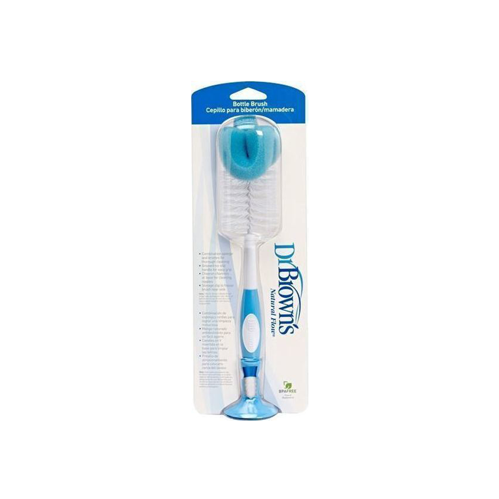 Dr.Brown's Natural Flow Bottle Brush Bottle Cleaning Brush Blue 1 pc