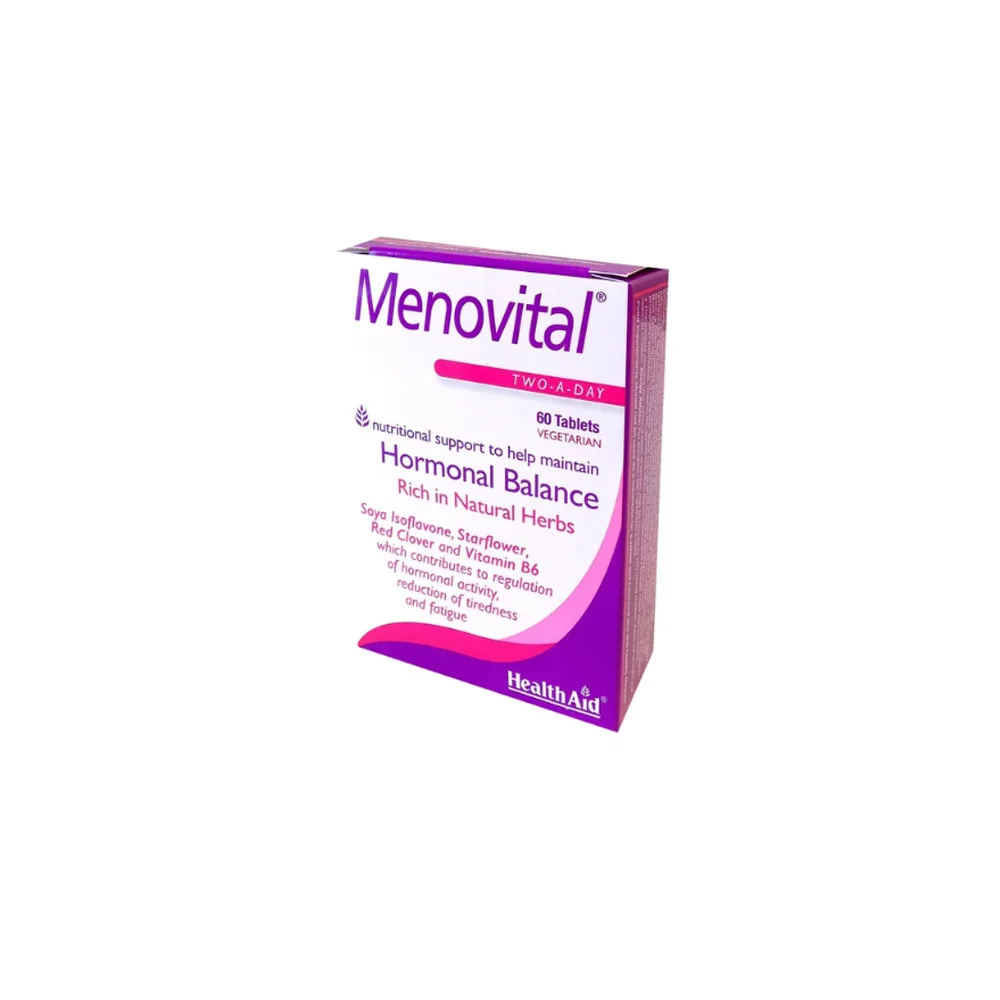 Health Aid Menovital Nutritional Supplement Menopause Care 60 herbal tablets